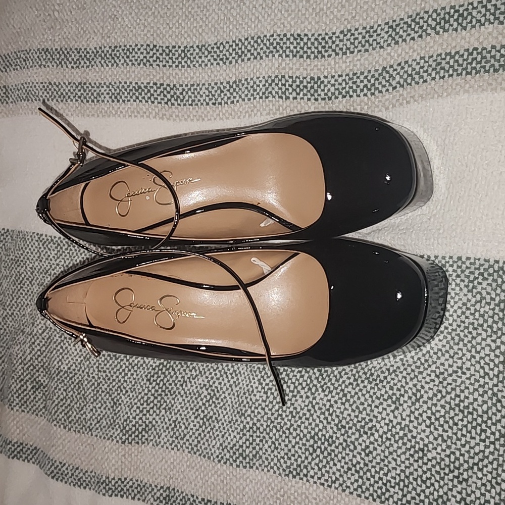 Black Platform Heels Size 9